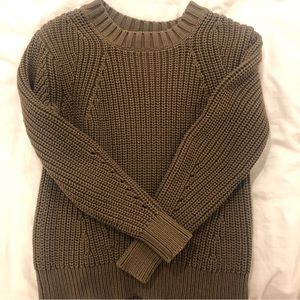 Everlane womens textured crew neck sweater xs